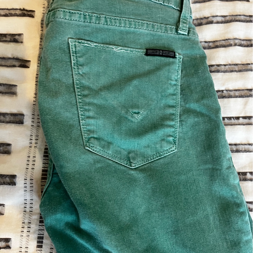 Hudson green denim size 27